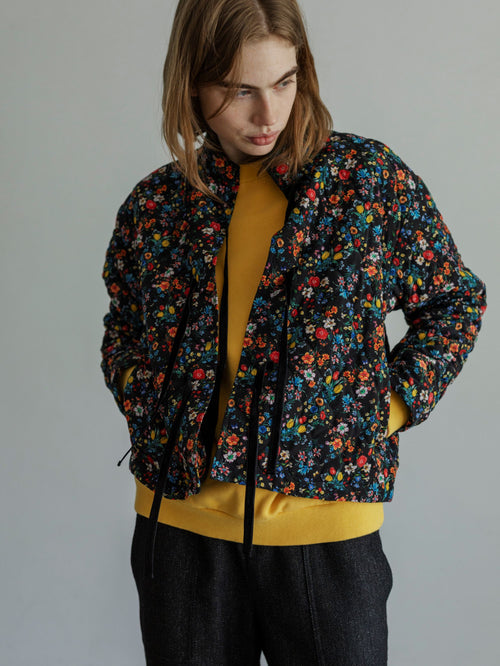 MEYAME SWITCHING PATTERN SWEAT (BRUSHED LINING) MEY-2505 YELLOW