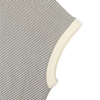 Healthknit / Narrow Border Sleeveless NATURAL*BLACK