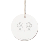 Healthknit / ナローボーダー　ワイドクルーネック半袖Tシャツ NATURAL*BLUE