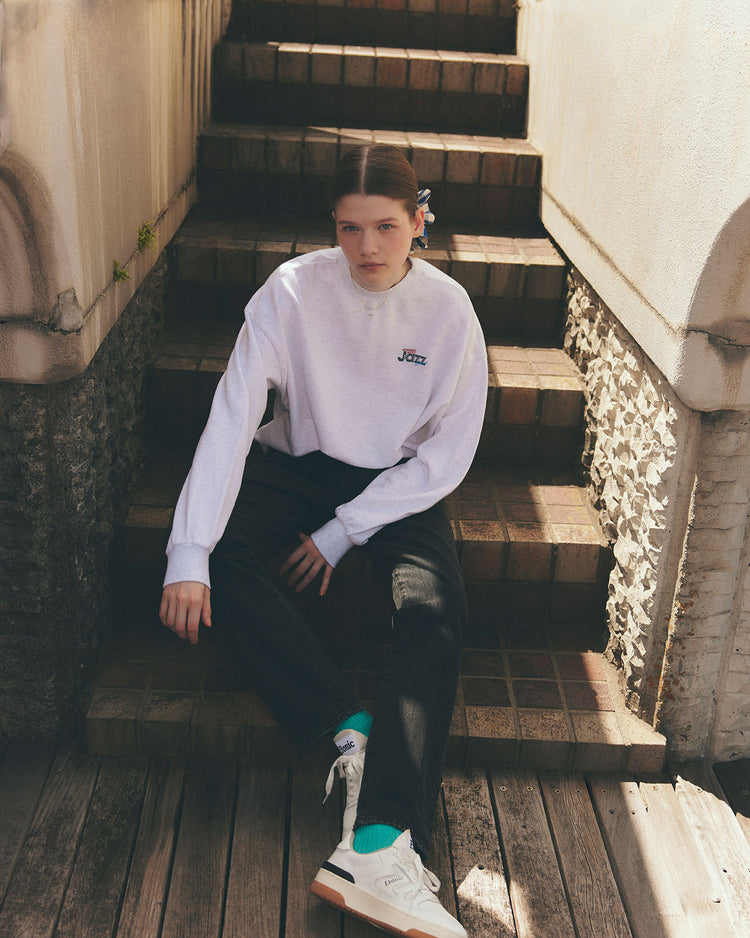 THE SHINZONE  JAZZ GROOVE SWEATSHIRT 85 NAVY
