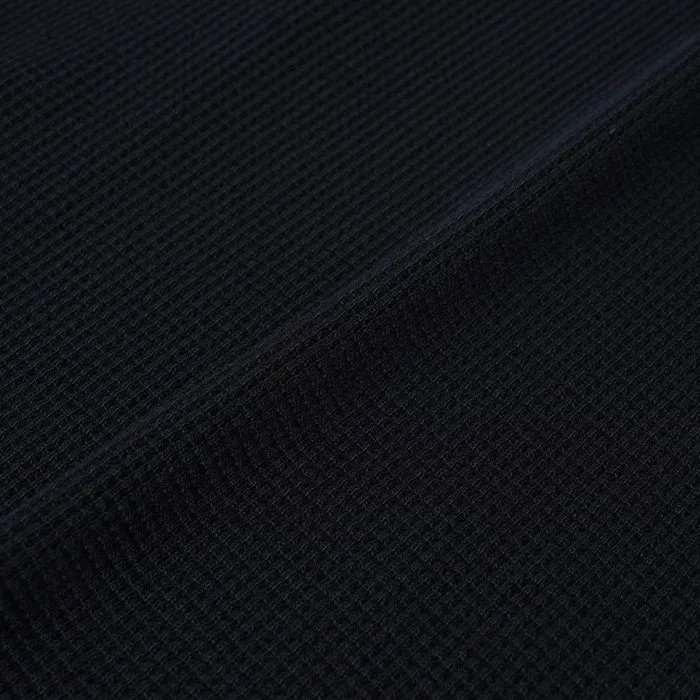 Healthknit / Thermal King Waffle Henley Neck Long Sleeve H.GRAY