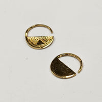 OMBRE CLAIRE /  CREOLE AZEL EARRINGS