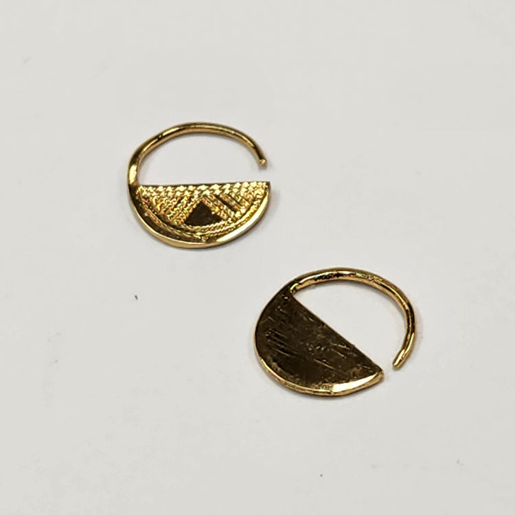 OMBRE CLAIRE /  CREOLE AZEL EARRINGS