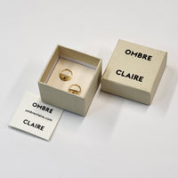 OMBRE CLAIRE /  CREOLE AZEL EARRINGS