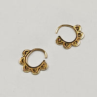 OMBRE CLAIRE /  MINI CREOLES TCHATCHAT EARRINGS