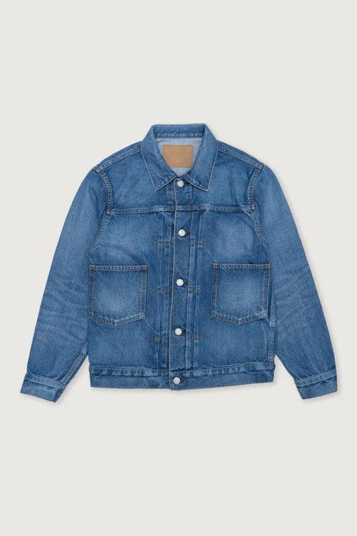Ordinary fits DENIM JACKET TYPE 2ND USED 013USD