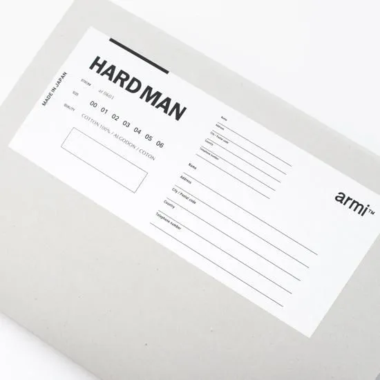 armi / HARD MAN HENLYNECK T - UNISEX WHITE