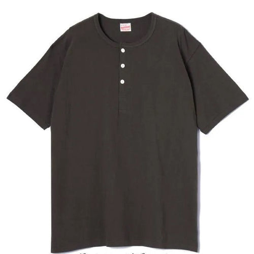 Healthknit / トンプキンス　ヘンリーネック半袖Tシャツ VBK VINTAGE
