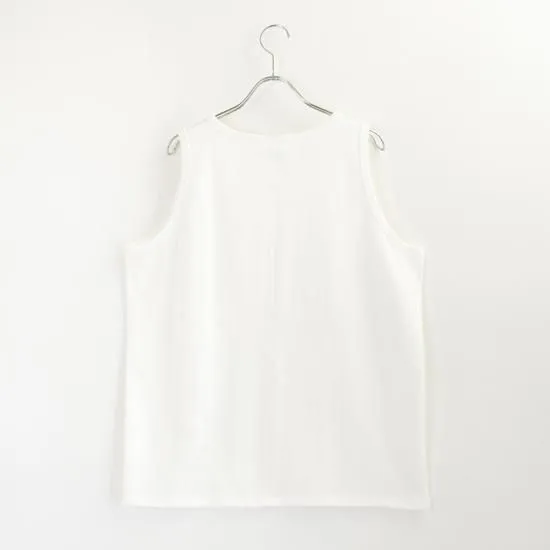 armi / 残布 Zan;p TANK TOP - WHITE