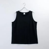 armi / 残布 Zan;p TANK TOP - BLACK