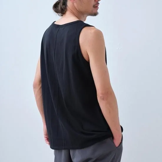 armi / 残布 Zan;p TANK TOP - BLACK