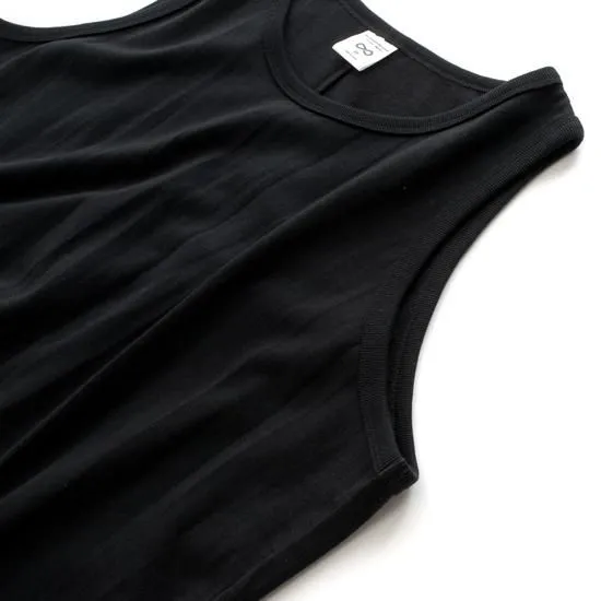 armi / 残布 Zan;p TANK TOP - BLACK