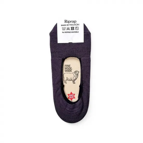 Riprap / NZ MERINO INVISIBLE SOCKS H PURPLE