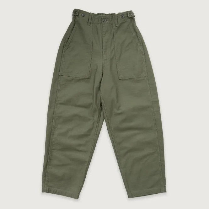 Ordinary fits  JAMES FATIGUE BACK SATIN KHAKI