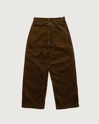 Ordinary fits CORDUROY BELL PANTS BROWN