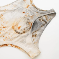 armi ar070142 SEED CYCLE × WhERE is FAKE × MISAKI USHIOZU CAPSULE COLLECTION RUST DYED (HEAVY) UNIQUE-CUT TANKTOP