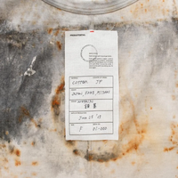 armi ar070142 SEED CYCLE × WhERE is FAKE × MISAKI USHIOZU CAPSULE COLLECTION RUST DYED (heavy) UNIQUE-CUT TANKTOP