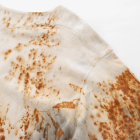 armi ar070143 SEED CYCLE × WhERE is FAKE × MISAKI USHIOZU CAPSULE COLLECTION RUST DYED (HEAVY) SIDE-SLIT SHORT SLEEVE TEE