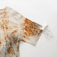 armi  ar070143 SEED CYCLE × WhERE is FAKE × MISAKI USHIOZU CAPSULE COLLECTION RUST DYED（重）SIDE-SLIT SHORT SLEEVE TEE