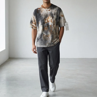 armi ar070145 SEED CYCLE × WhERE is FAKE × MISAKI USHIOZU CAPSULE COLLECTION RUST DYED FLAT-SEAM TEE