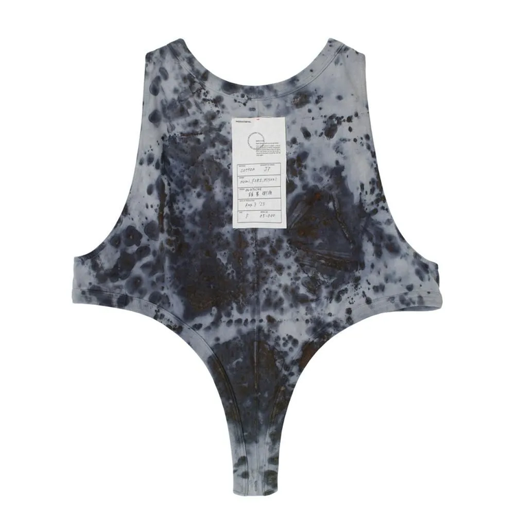armi ar070146 SEED CYCLE × WhERE is FAKE × MISAKI USHIOZU CAPSULE COLLECTION RUST DYED (heavy) UNIQUE-CUT TANKTOP