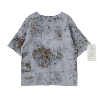 armi ar070147 SEED CYCLE × WhERE is FAKE × MISAKI USHIOZU CAPSULE COLLECTION RUST DYED (Heavy) SIDE-SLIT SHORT SLEEVE TEE