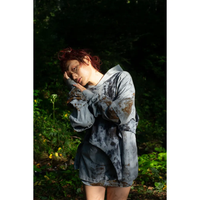 armi ar070147 SEED CYCLE × WhERE is FAKE × MISAKI USHIOZU CAPSULE COLLECTION RUST DYED (Heavy) SIDE-SLIT SHORT SLEEVE TEE