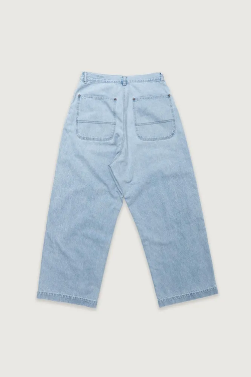 Ordinary fits  BELL PANTS BLEACH 180BL-BLEACH