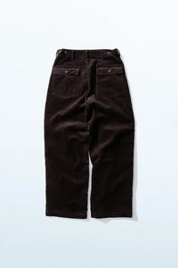 Ordinary fits  CORDUROY FATIGUE PANTS PT023 BROWN