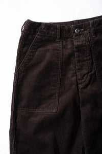 Ordinary fits  CORDUROY FATIGUE PANTS PT023 BROWN