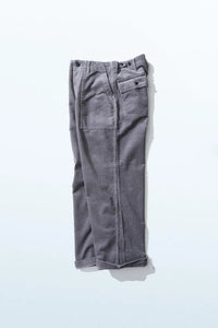 Ordinary fits  CORDUROY FATIGUE PANTS PT023 GRAY