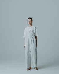 MEYAME  EMBROIDERED POCKET TEE MEY-2436 GREY