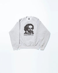 THE CORONA UTILITY  CC006 - PRINT SWEATSHIRT "BEETHOVEN" / Ash Grey CC006-26-01-M