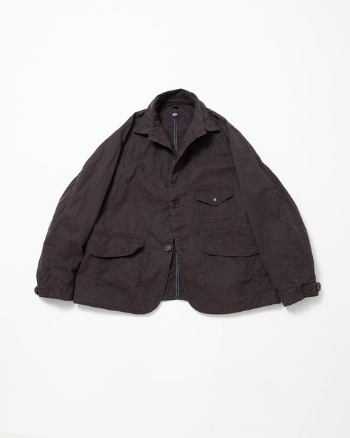 THE CORONA UTILITY CJ001 - CORONA・GAME JACKET / Chocolate Brown w/ Bio-wash CJ001-26-06-M
