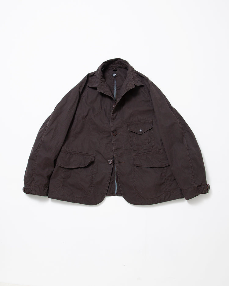 THE CORONA UTILITY CJ001 - CORONA・GAME JACKET / Chocolate Brown w/ Bio-wash CJ001-26-06-M