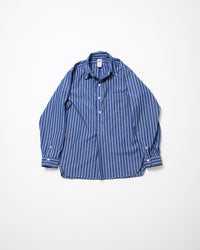 THE CORONA UTILITY CS005 - W.C.W SHIRT PULLOVER / Blue × White