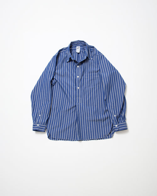 THE CORONA UTILITY CS005 - W.C.W SHIRT PULLOVER / Blue × White