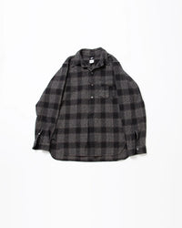 THE CORONA UTILITY  CS005 - W.C.W SHIRT PULLOVER / Black × White CS005-26-05-M