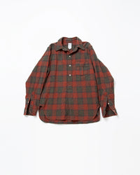 THE CORONA UTILITY  CS005 - W.C.W SHIRT PULLOVER / Red × Green CS005-26-06-M