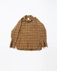 THE CORONA UTILITY  CS005 - W.C.W SHIRT PULLOVER / Khaki × Green CS005-26-07-L