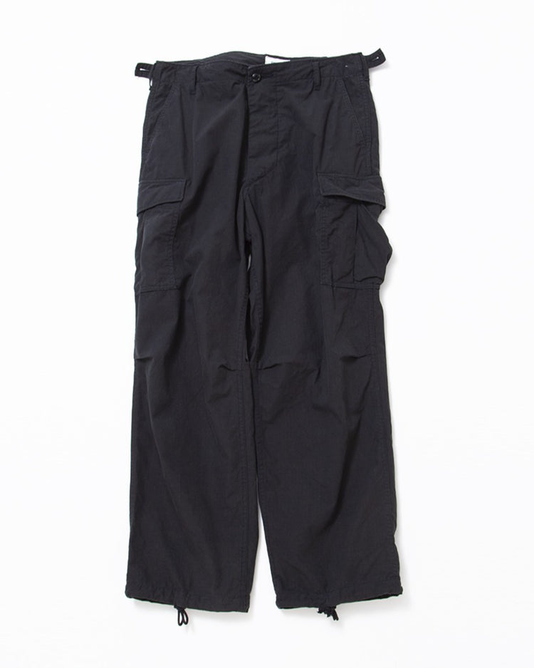 FATIGUE SLACKS  FP006 - JUNGLE SLACKS / Black w/ Bio-wash FP006-26-06