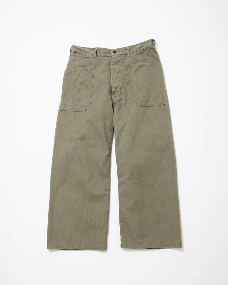 FATIGUE SLACKS  FP015 UTILITY NAVY SLACKS  Light OG w Bio-wash