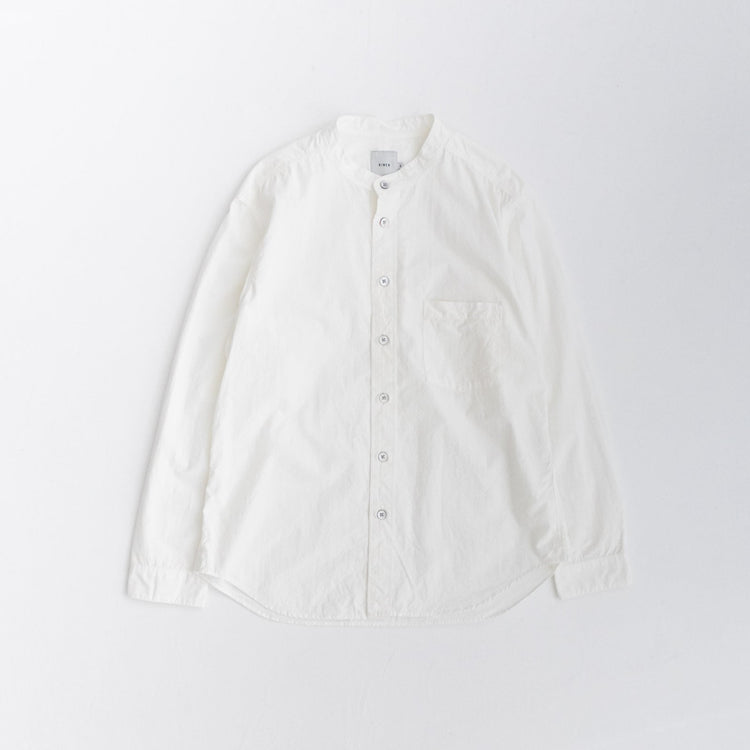 RINEN / 80/2 Downproof Regular Collar Shirt 01. White