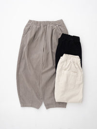 RINEN 16/1 144 Welcorduroy Oval Pants R47703 10 Black