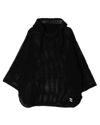 ARMY TWILL  COTTON MESH HOODIE AM-2613001 BLK