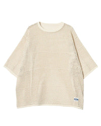 ARMY TWILL  COTTON MESH TEE AM-2613002 ECRU
