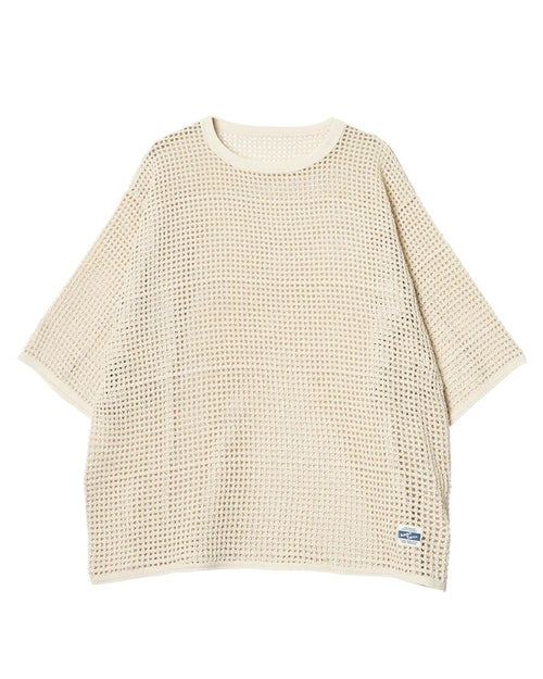 ARMY TWILL  COTTON MESH TEE AM-2613002 ECRU