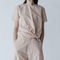 MEYAME / SLIT BLOUSE PINK