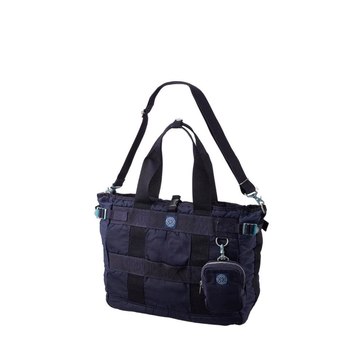 PORTER CLASSIC SUPER NYLON TOTE BAG BLUE
