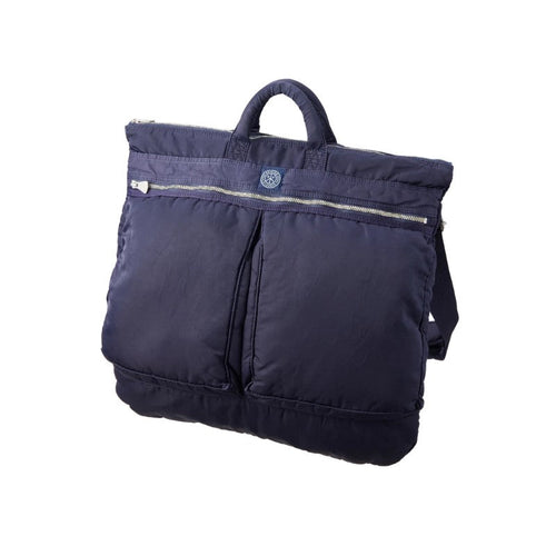 PORTER CLASSIC  SUPER NYLON HELMET CASE L BLUE